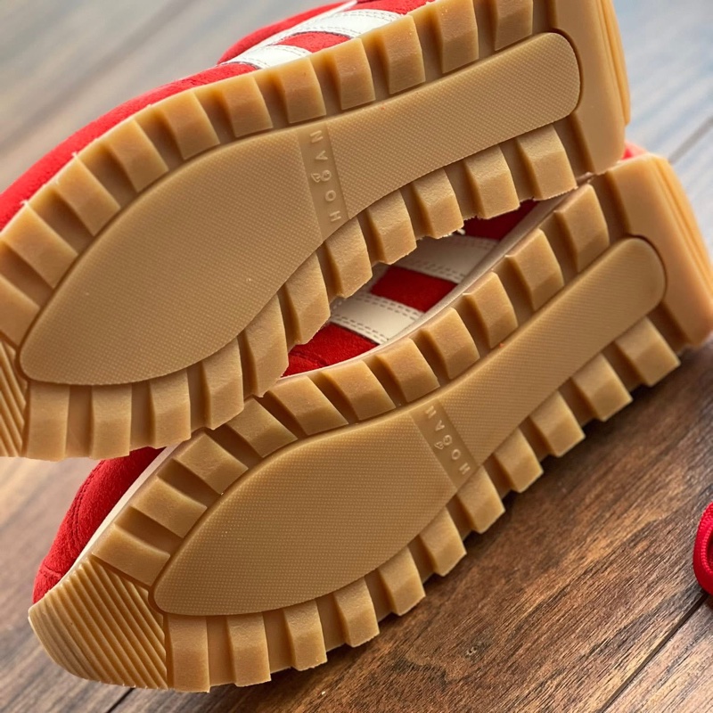 許路兒同款 HOGAN復古風格德訓鞋（紅&藍）-19