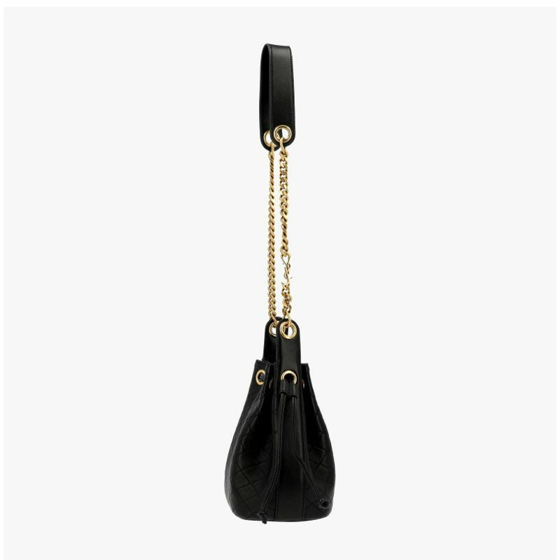 SAINT LAURENT Cassandra Monogram 絎縫鏈條水桶單肩包 840886 1EL07 1000-5