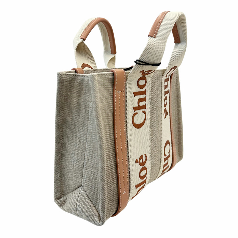 CHLOE 25FW Logo Woody 小號手提包-1