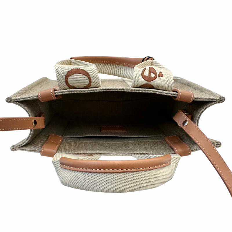 CHLOE 25FW Logo Woody 小號手提包-3