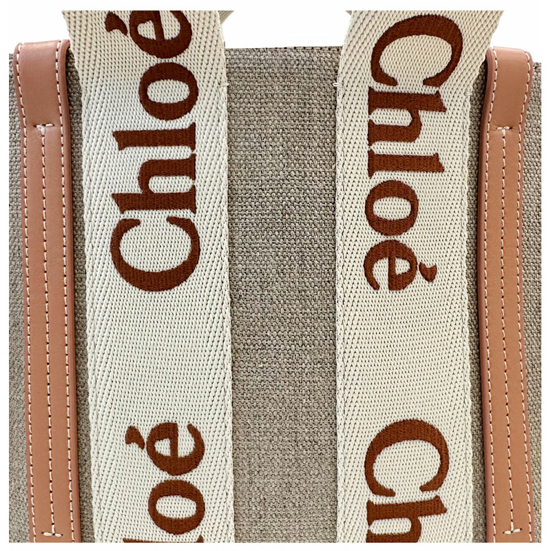 CHLOE 25FW Logo Woody 小號手提包-11