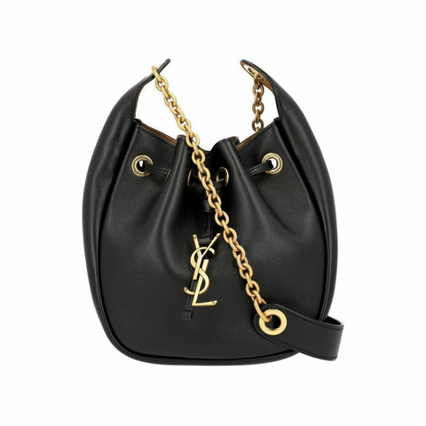 SAINT LAURENT Cassandra Monogram Suppl 金鍊水桶包 女士單肩包 840888 AAFC0 1113