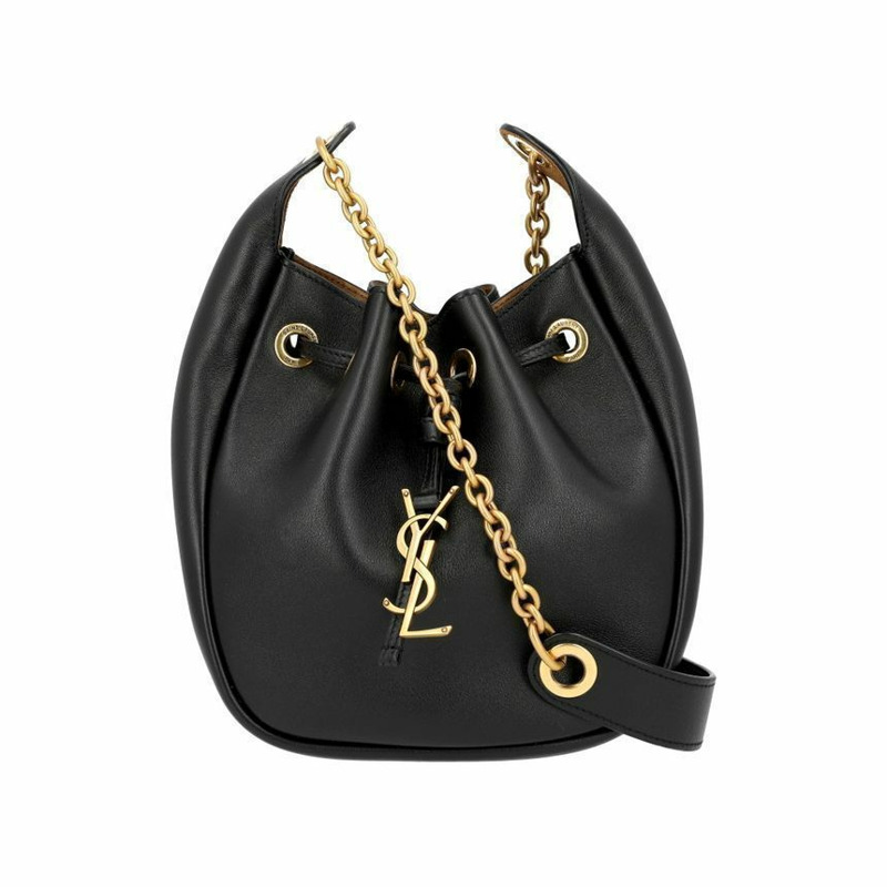 SAINT LAURENT Cassandra Monogram Suppl 金鍊水桶包 女士單肩包 840888 AAFC0 1113-0