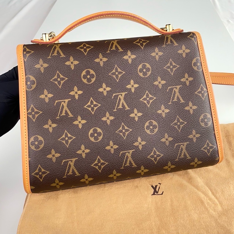 LV中古IVY邮差包-8