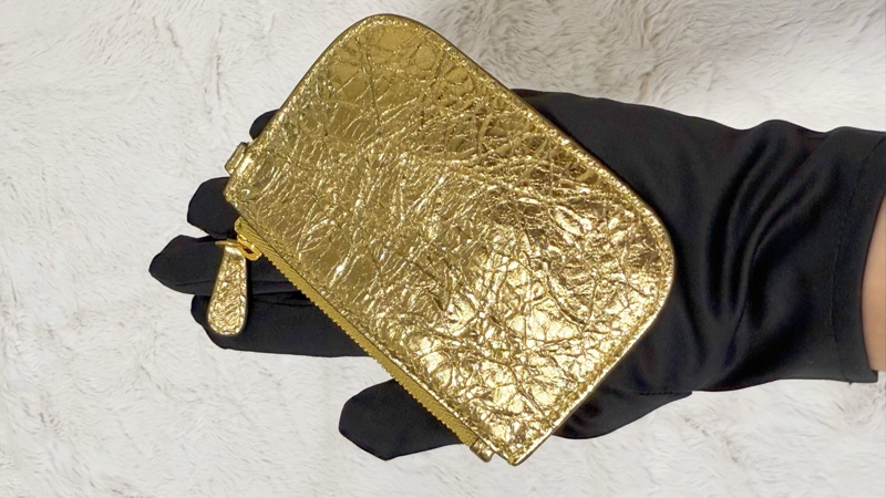 Balenciaga LE CAGOLE金屬化硬幣錢包 全網唯一顏色❤️-4