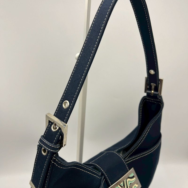 🏷Fendi單寧牛角包-6