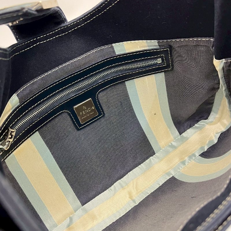 🏷Fendi單寧牛角包-17