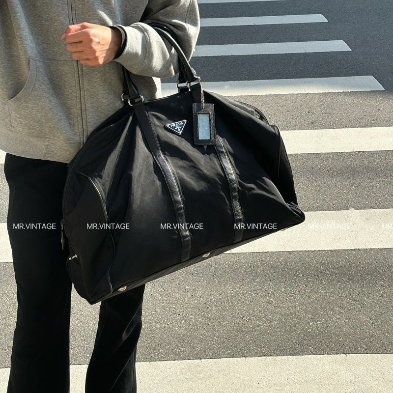 🏷Prada尼龍旅行袋-1