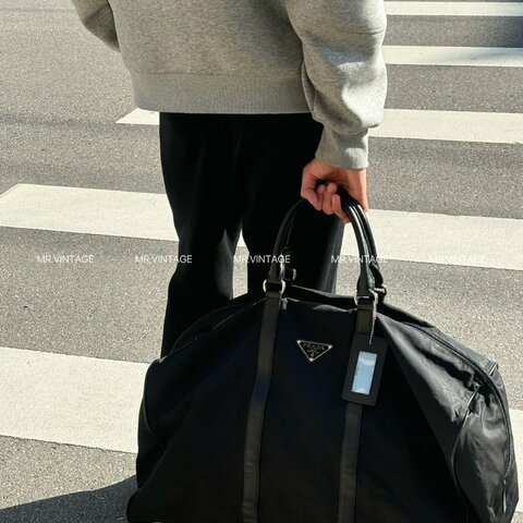 🏷Prada尼龍旅行袋