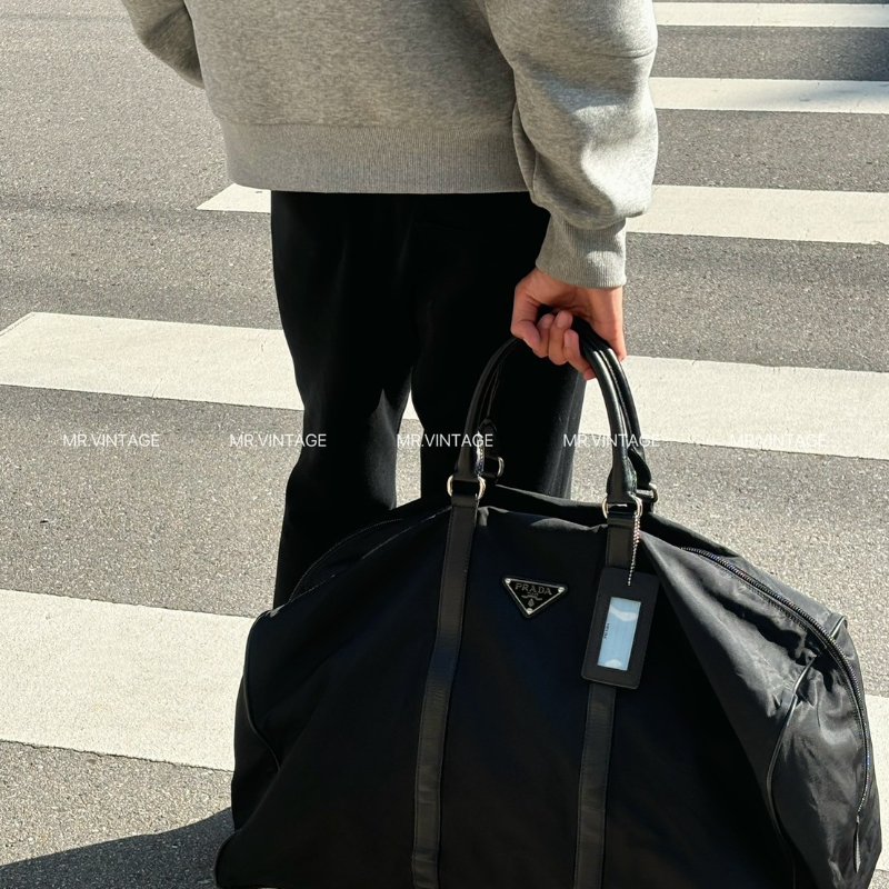 🏷Prada尼龍旅行袋-0