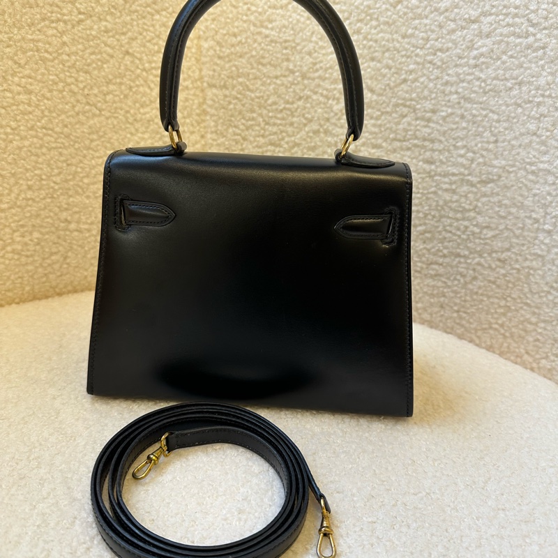 📍Hermes Kelly 20黑金大耳朵 Box皮，絕版款哦～-1