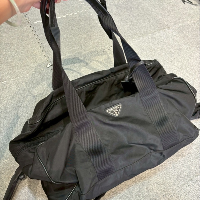 🏷Prada尼龍旅行袋/可側背-21