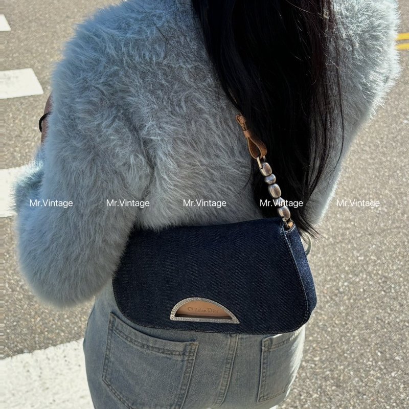 🏷Dior單寧月牙包-0