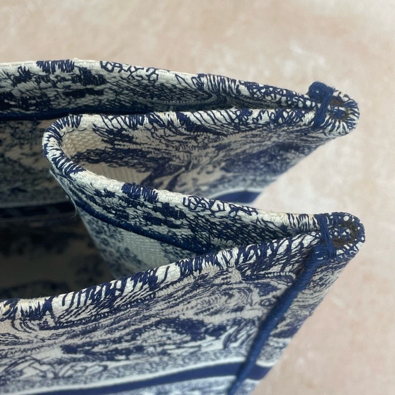 Dior/迪奧 BookTote 動物園老花刺繡大號托特包 手提包-13