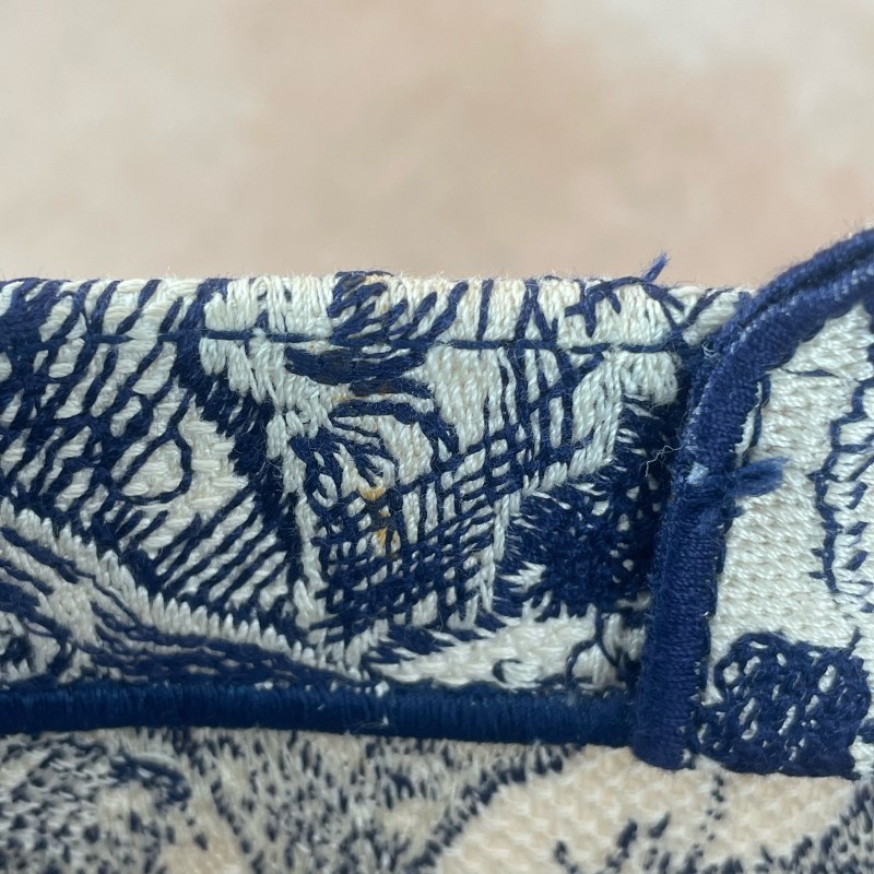 Dior/迪奧 BookTote 動物園老花刺繡大號托特包 手提包-19