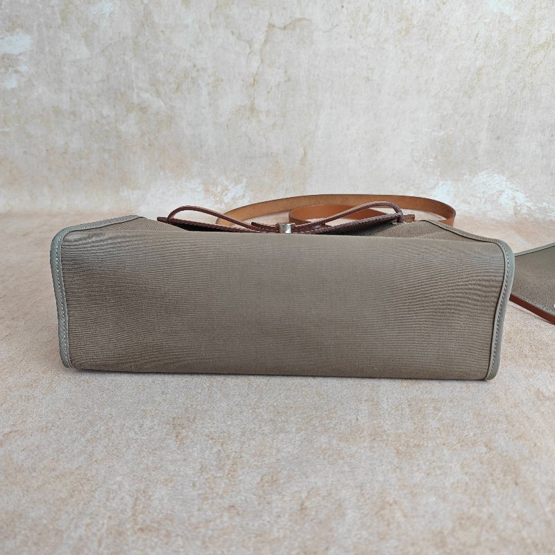 Hermes愛馬仕 herbag31 金棕拼大象灰-4