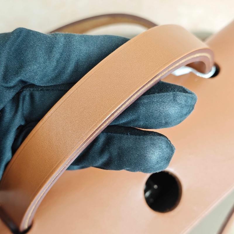 Hermes愛馬仕 herbag31 金棕拼大象灰-8