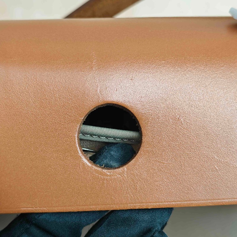 Hermes愛馬仕 herbag31 金棕拼大象灰-11