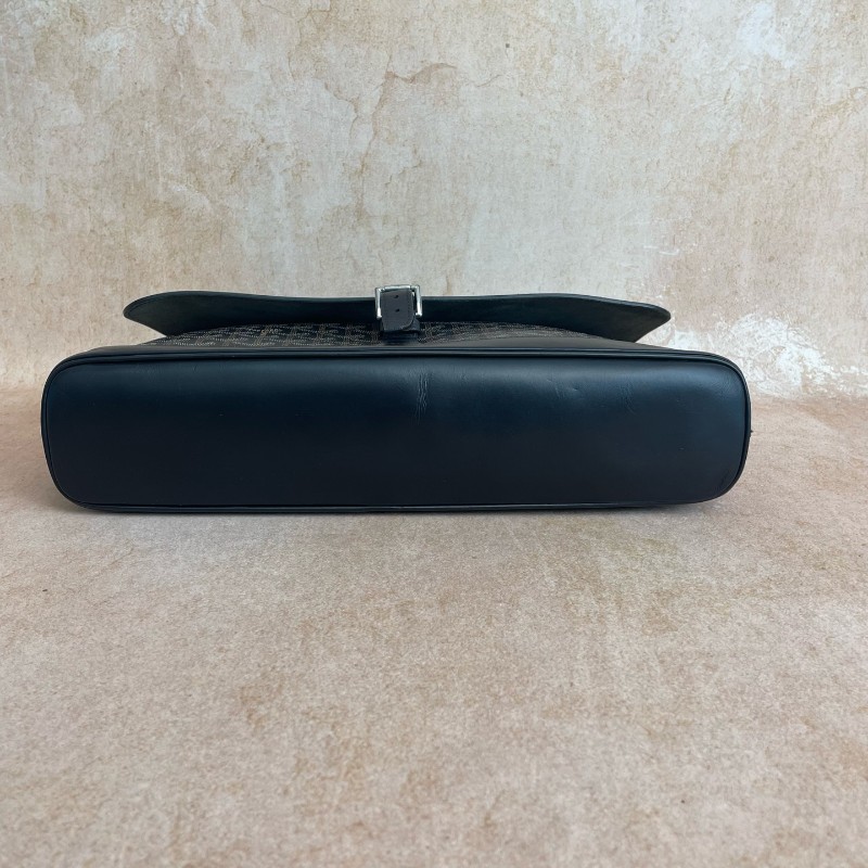 Goyard citadin系列公文包 經典黑色拼皮-5