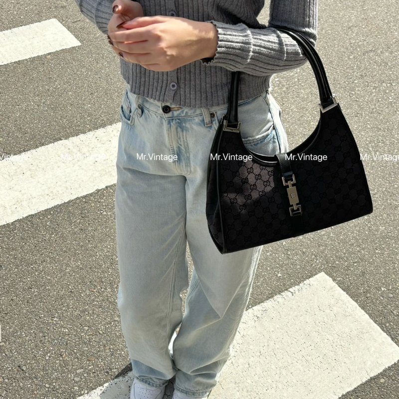 🏷Gucci jackie 半月包-1