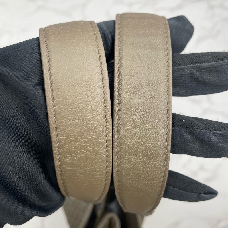 BV 棕色編織全皮鏈條 肩背包-7