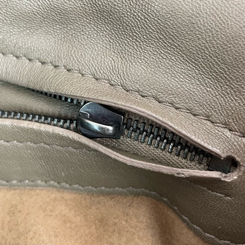 BV 棕色編織全皮鏈條 肩背包-25