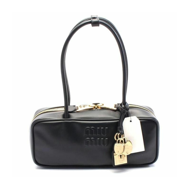 MIU MIU 皮革蝴蝶結小包 5BB173 2CRW F0002-4