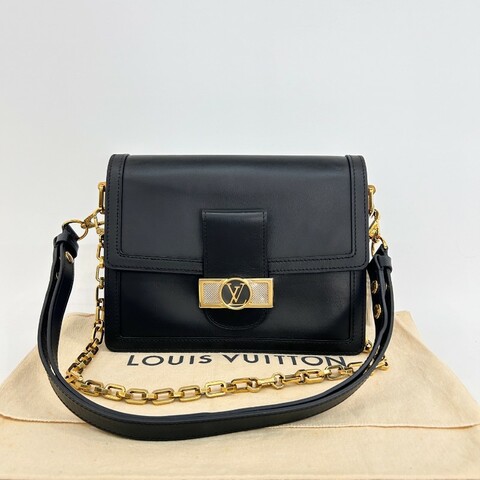 Louis Vuitton達芙妮中號黑金肩背包斜背包