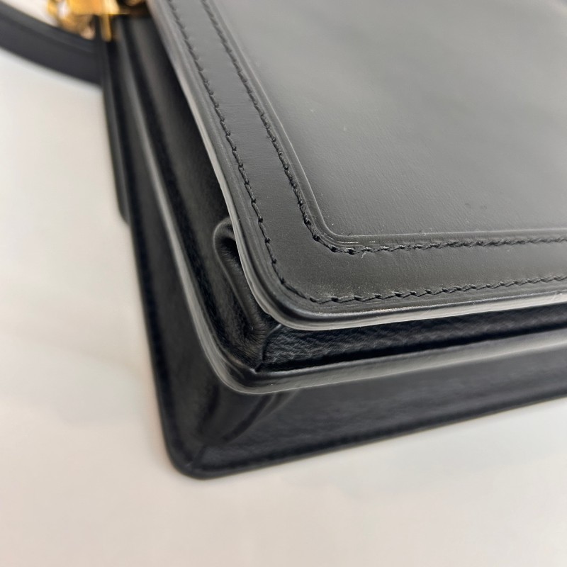 Louis Vuitton達芙妮中號黑金肩背包斜背包-8