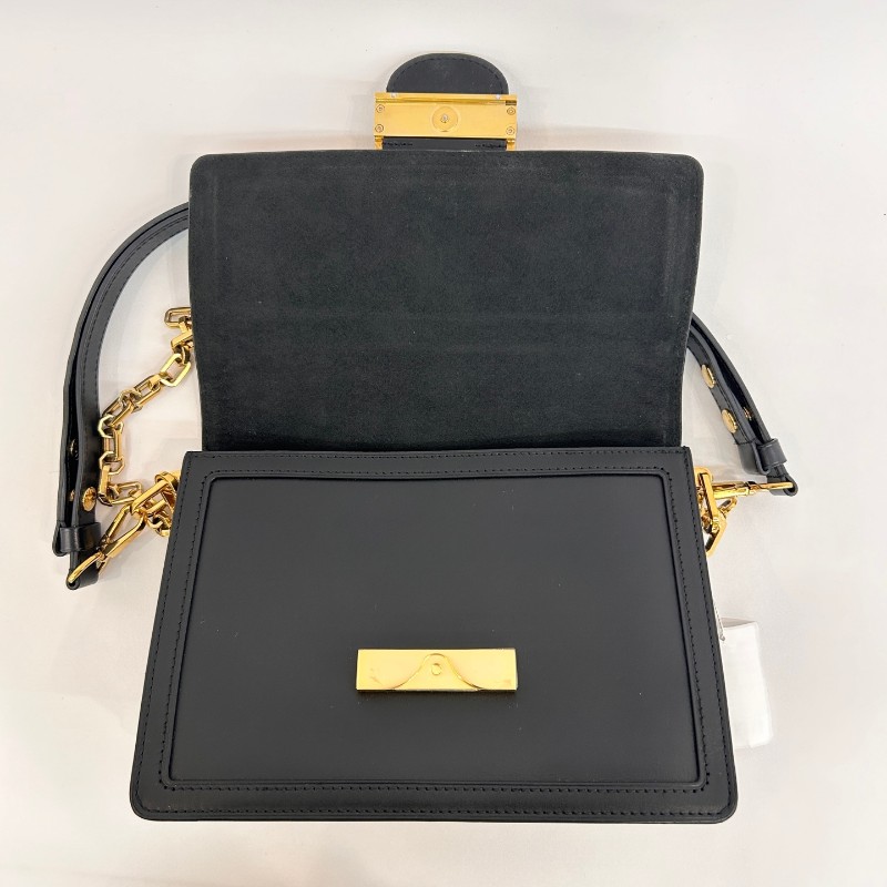Louis Vuitton達芙妮中號黑金肩背包斜背包-9