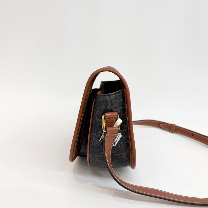 Celine 老花凱旋門馬鞍包 斜背包-3