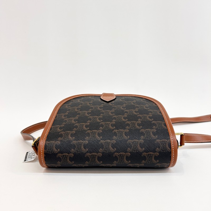 Celine 老花凱旋門馬鞍包 斜背包-5