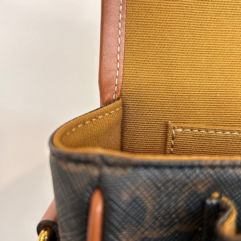 Celine 老花凱旋門馬鞍包 斜背包-15