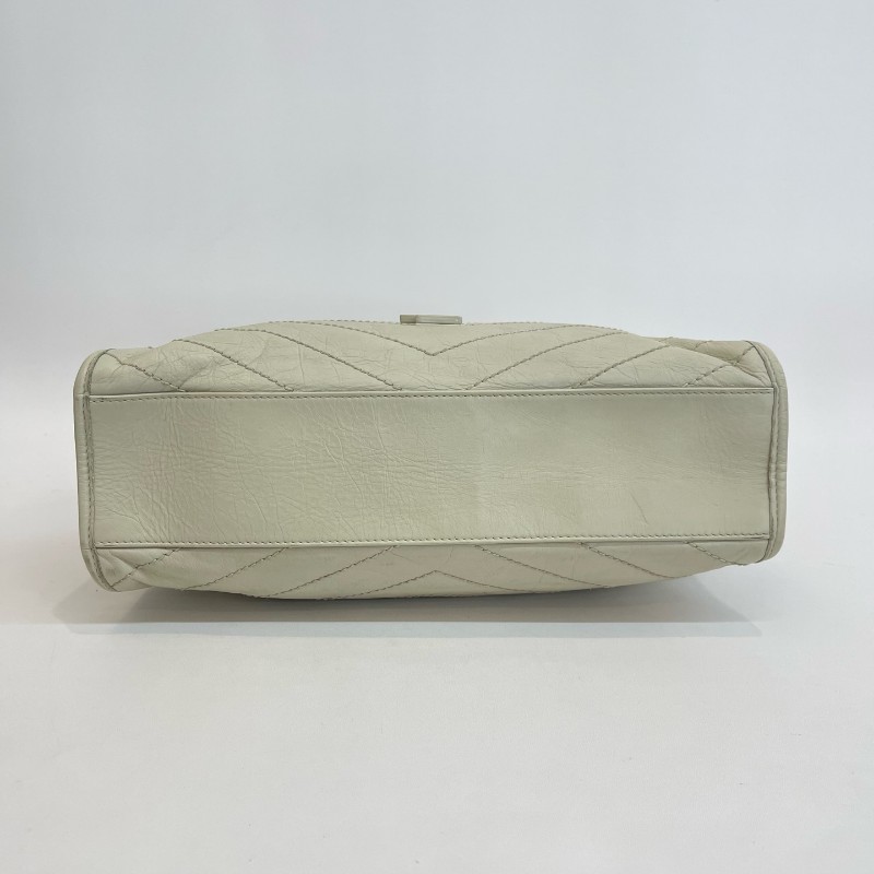 YSL 白銀長款shopping bag鏈條包 肩背包-6