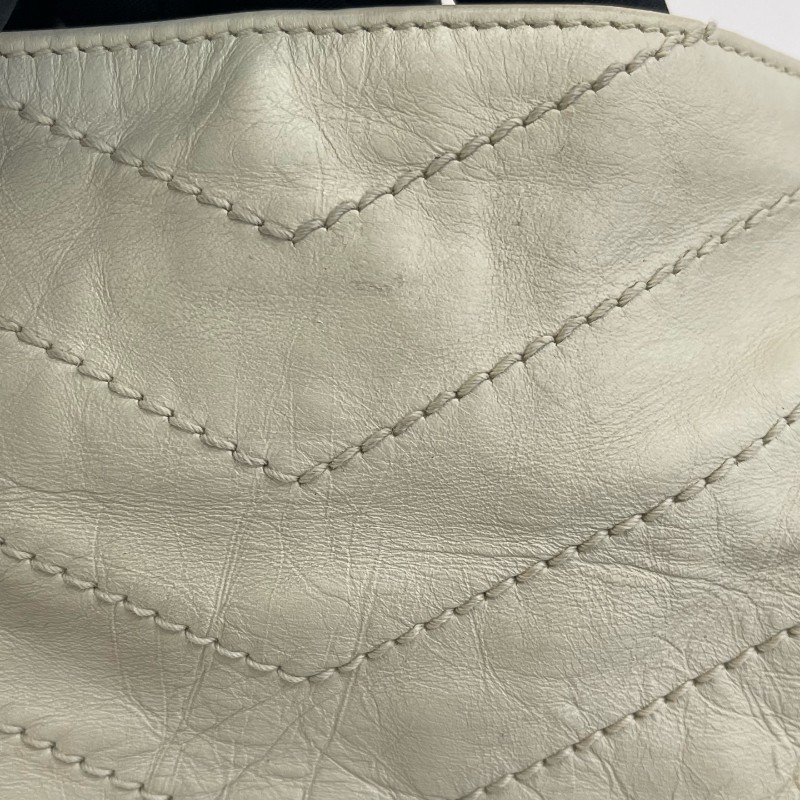 YSL 白銀長款shopping bag鏈條包 肩背包-9