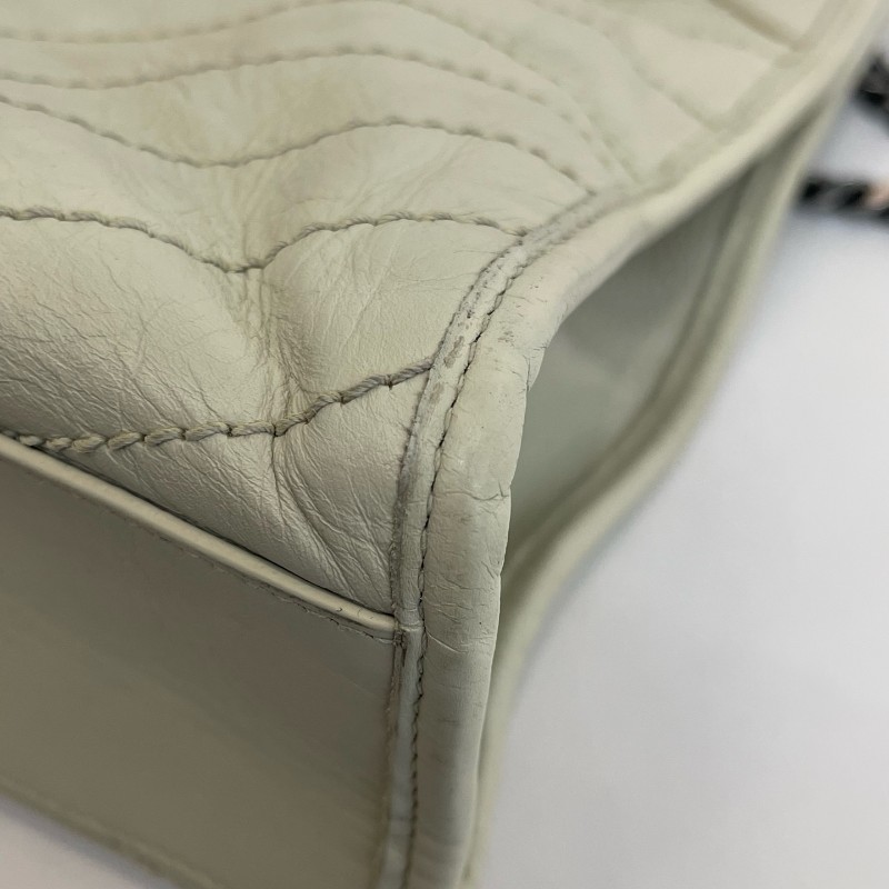 YSL 白銀長款shopping bag鏈條包 肩背包-14