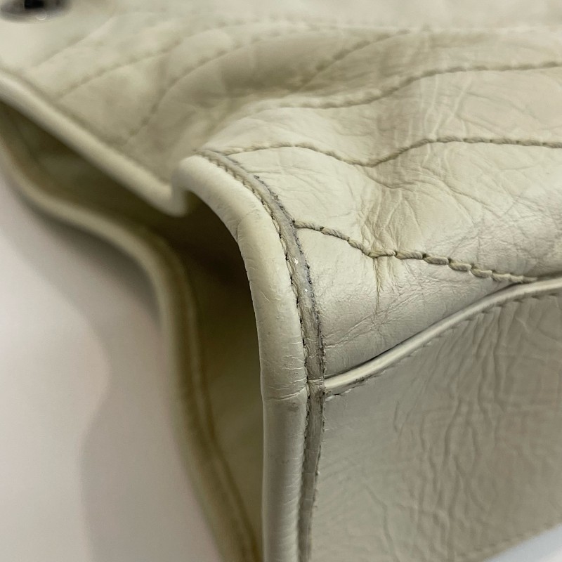 YSL 白銀長款shopping bag鏈條包 肩背包-15