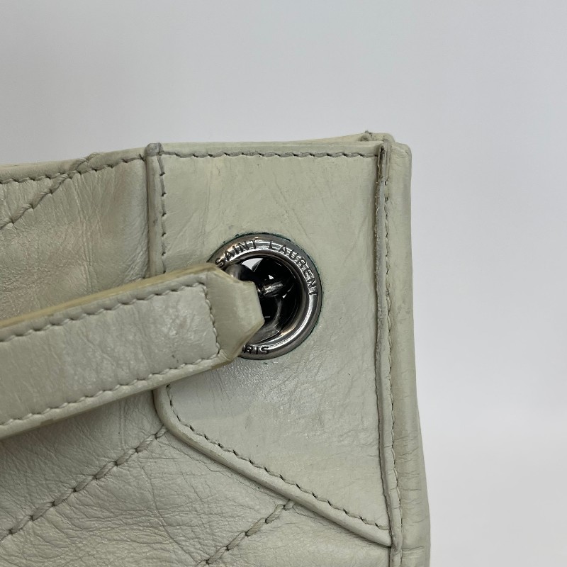 YSL 白銀長款shopping bag鏈條包 肩背包-18