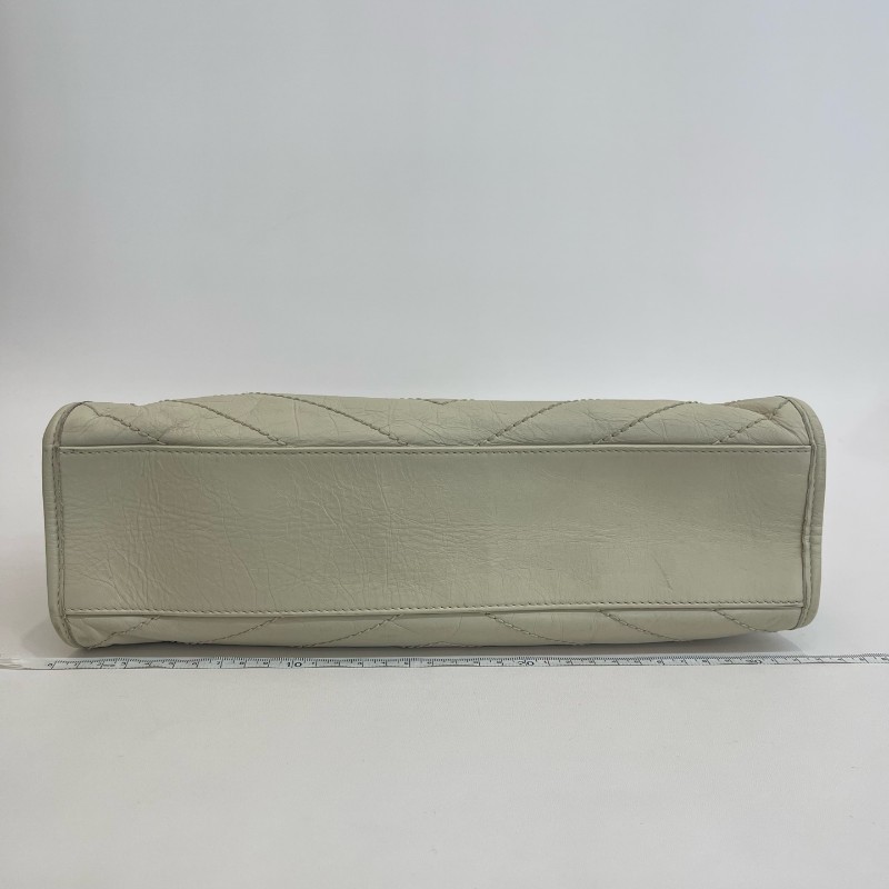 YSL 白銀長款shopping bag鏈條包 肩背包-20