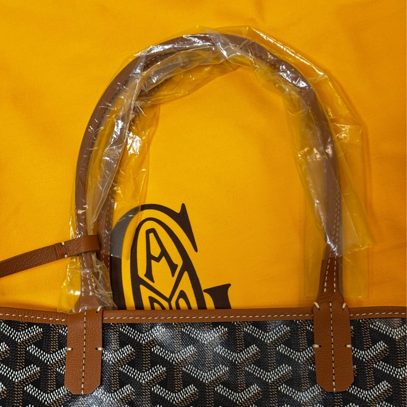 全新Goyard Saint Louis PM托特包 棕色-4