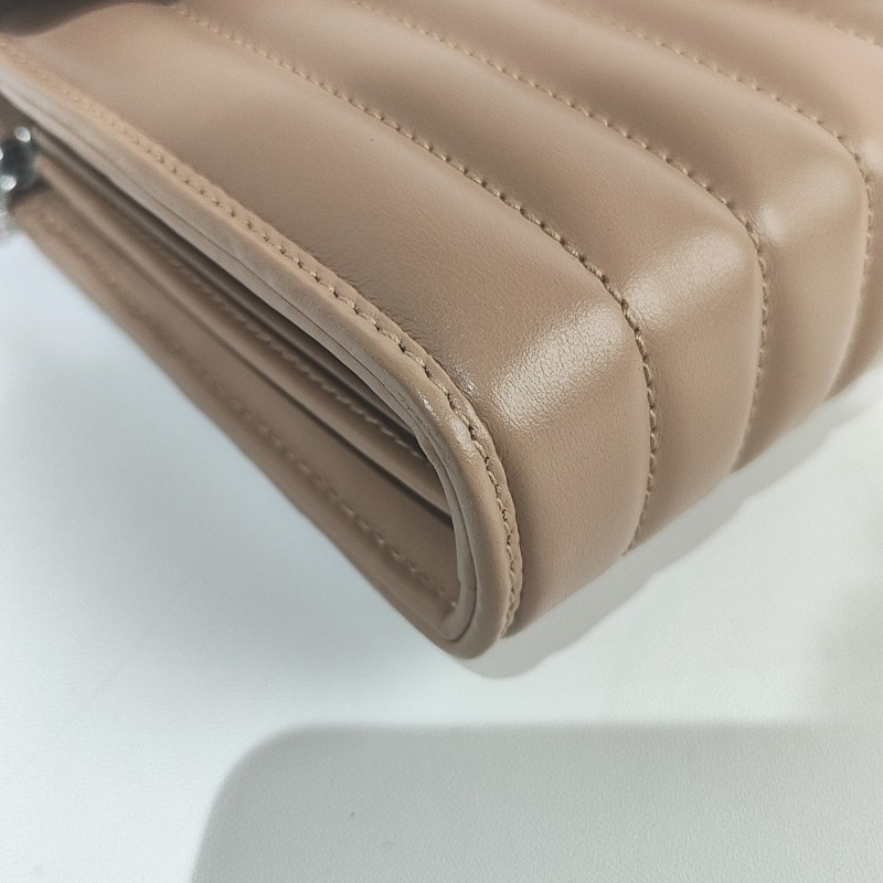 Gucci 馬蒙米色縫皮革迷你底長20cm-12