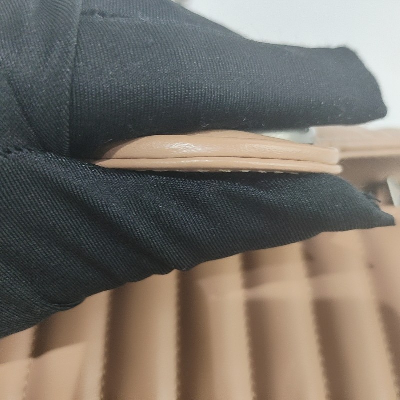 Gucci 馬蒙米色縫皮革迷你底長20cm-19