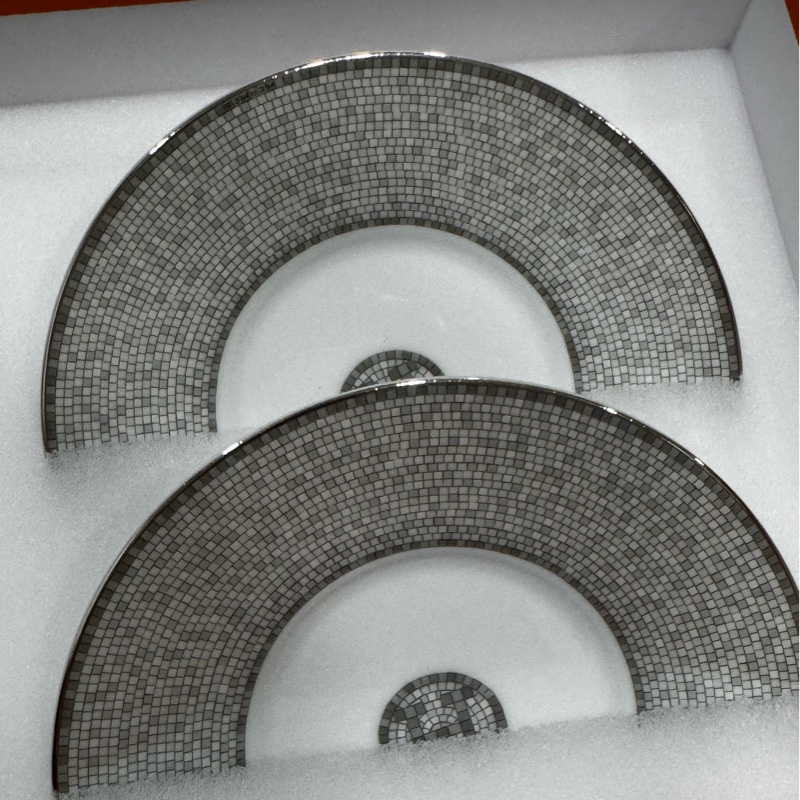 全新愛馬仕茶杯與杯碟（雙入）-5