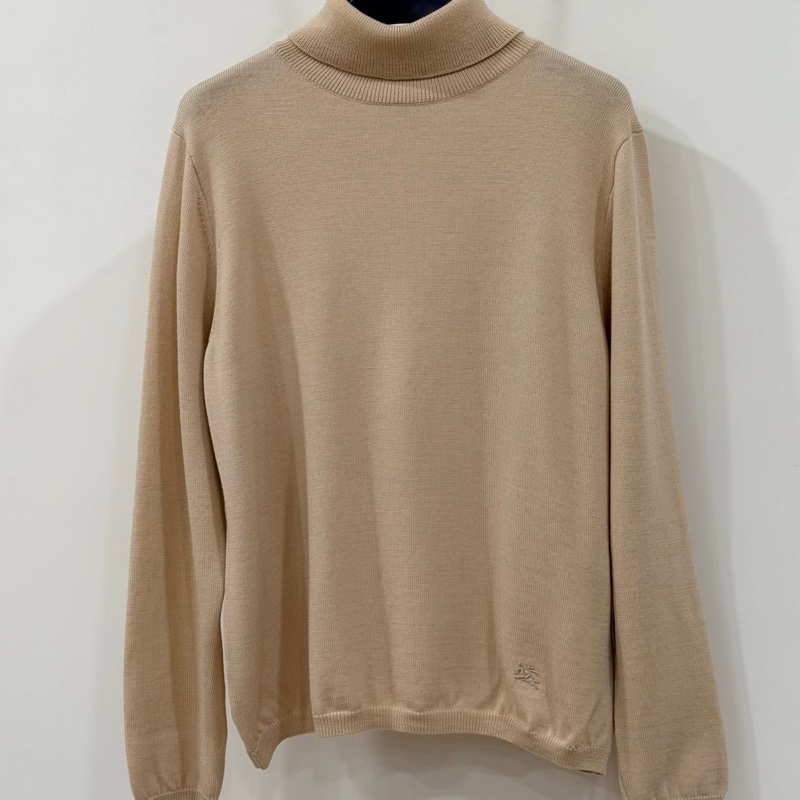 BURBERRY 倫敦 戰馬羊毛高領上衣-0