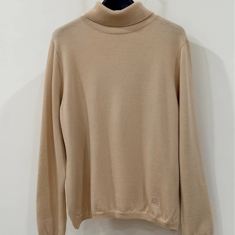 BURBERRY 倫敦 戰馬羊毛高領上衣-1