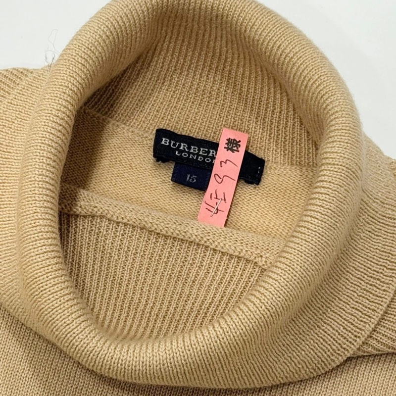 BURBERRY 倫敦 戰馬羊毛高領上衣-7