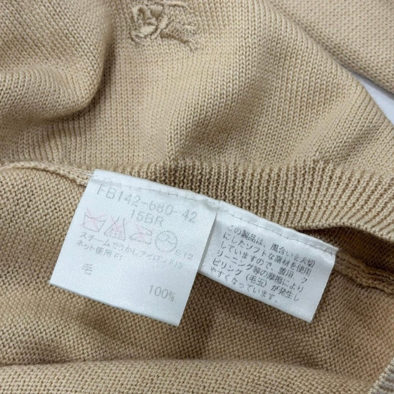 BURBERRY 倫敦 戰馬羊毛高領上衣-8