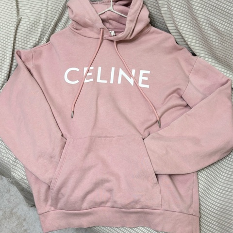 Celine 粉色帽T 櫻花粉 男女可穿