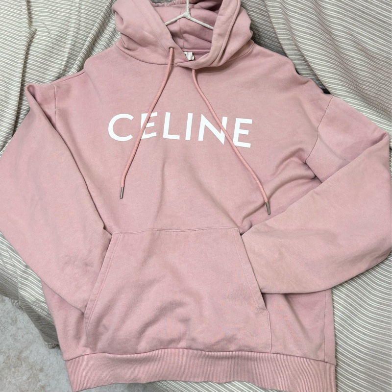 Celine 粉色帽T 櫻花粉 男女可穿-0