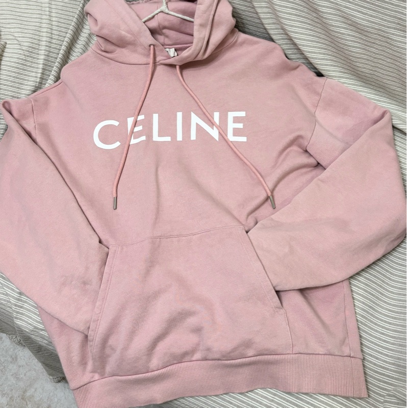 Celine 粉色帽T 櫻花粉 男女可穿-1